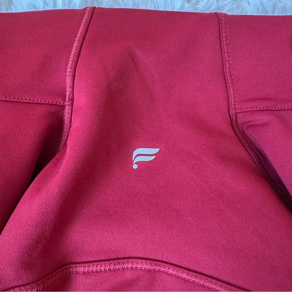 Fabletics Trinity Women's Red Jacket Size: Medium - image 7